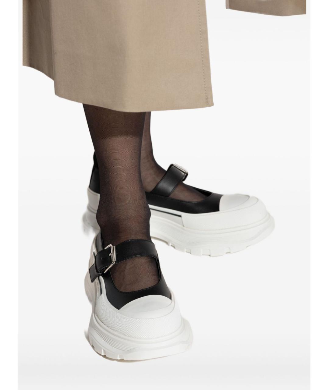 ALEXANDER MCQUEEN Мульти кожаные ботинки, фото 4