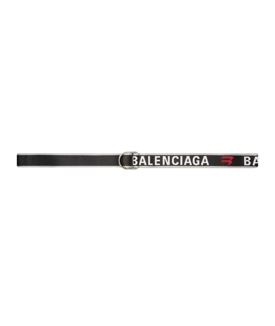 BALENCIAGA Черный ремень, фото 1