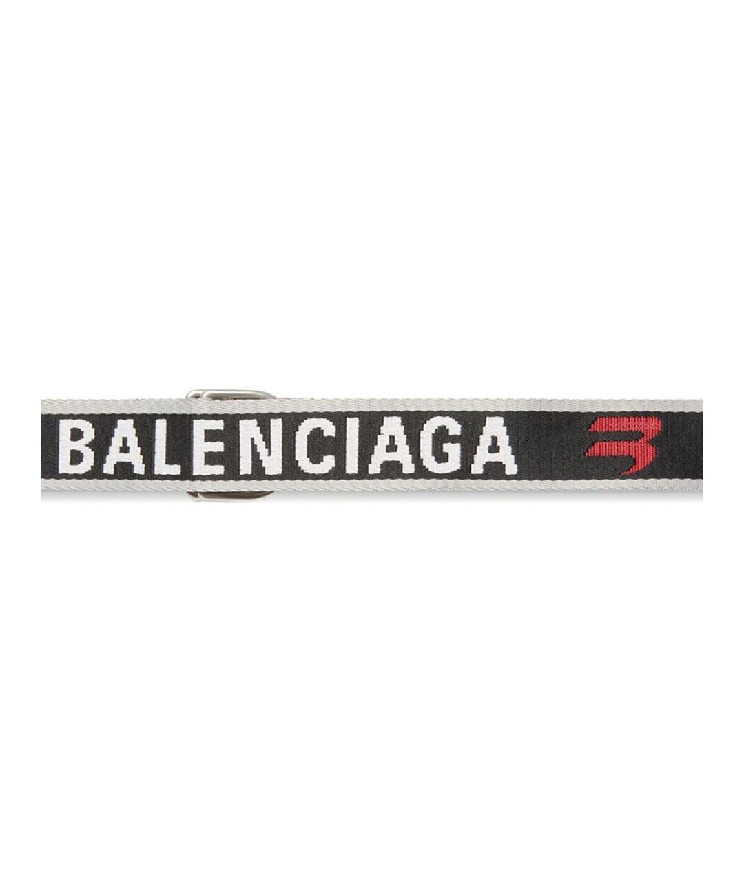 BALENCIAGA Черный ремень, фото 2