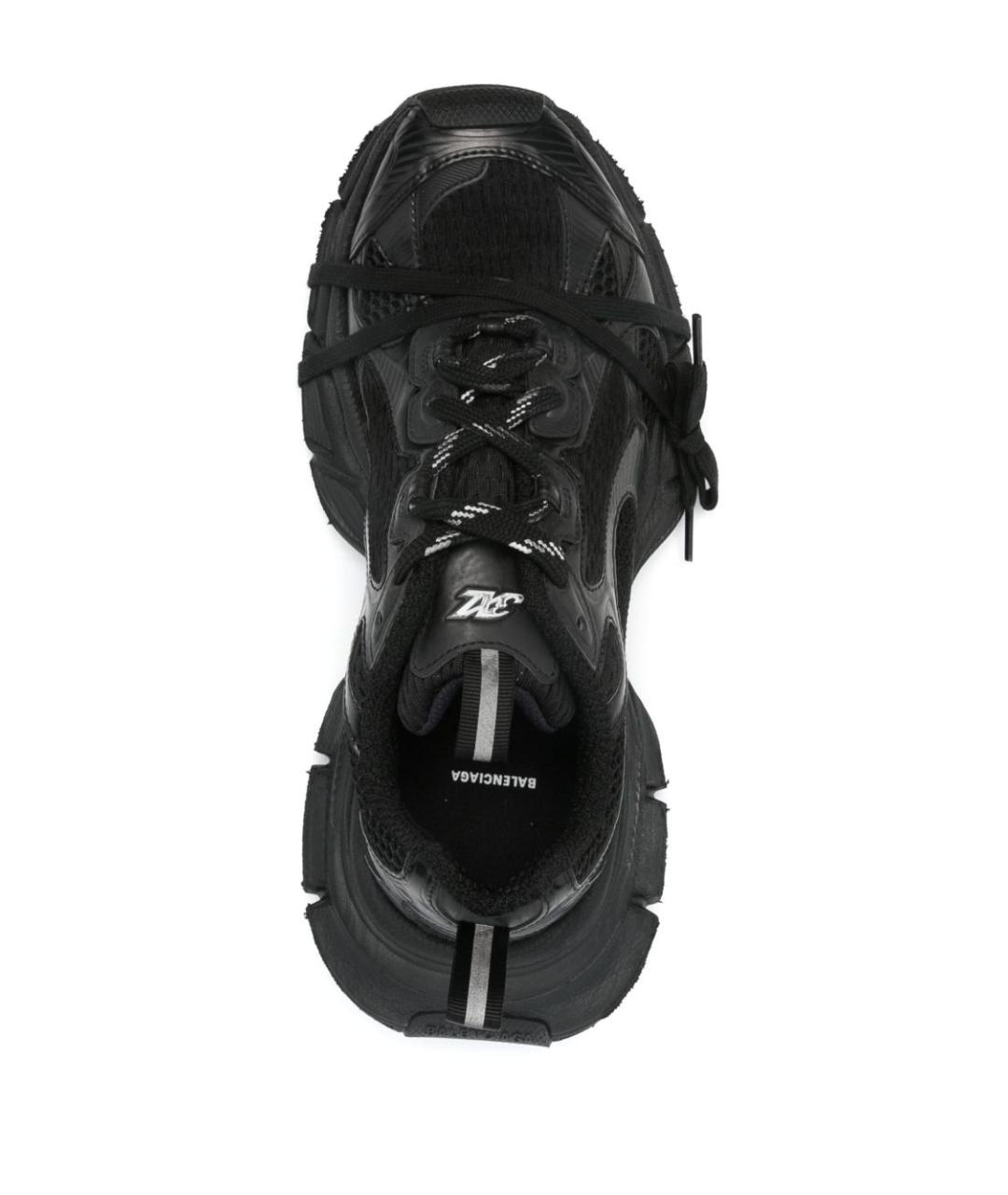 BALENCIAGA Черные низкие кроссовки / кеды, фото 2