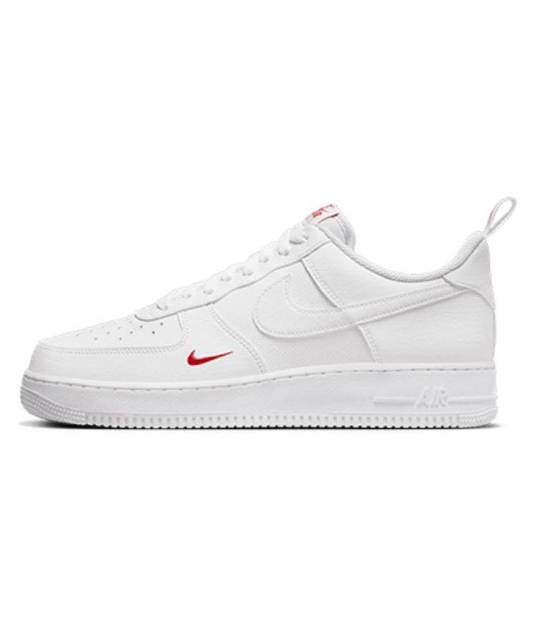 NIKE Белые кожаные низкие кроссовки / кеды, фото 9