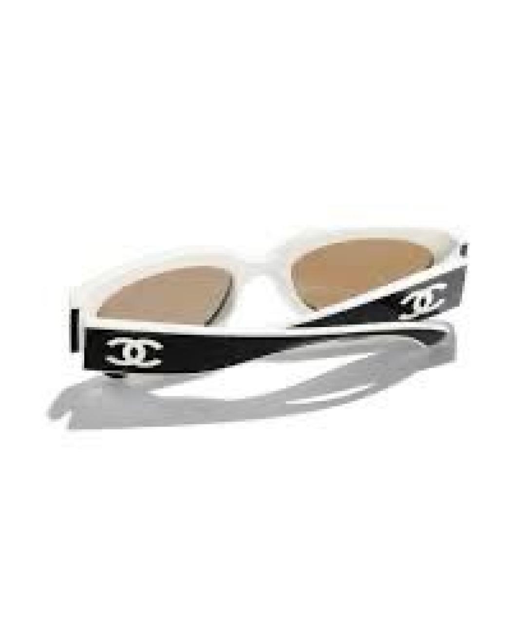 CHANEL Черные пластиковые солнцезащитные очки, фото 3