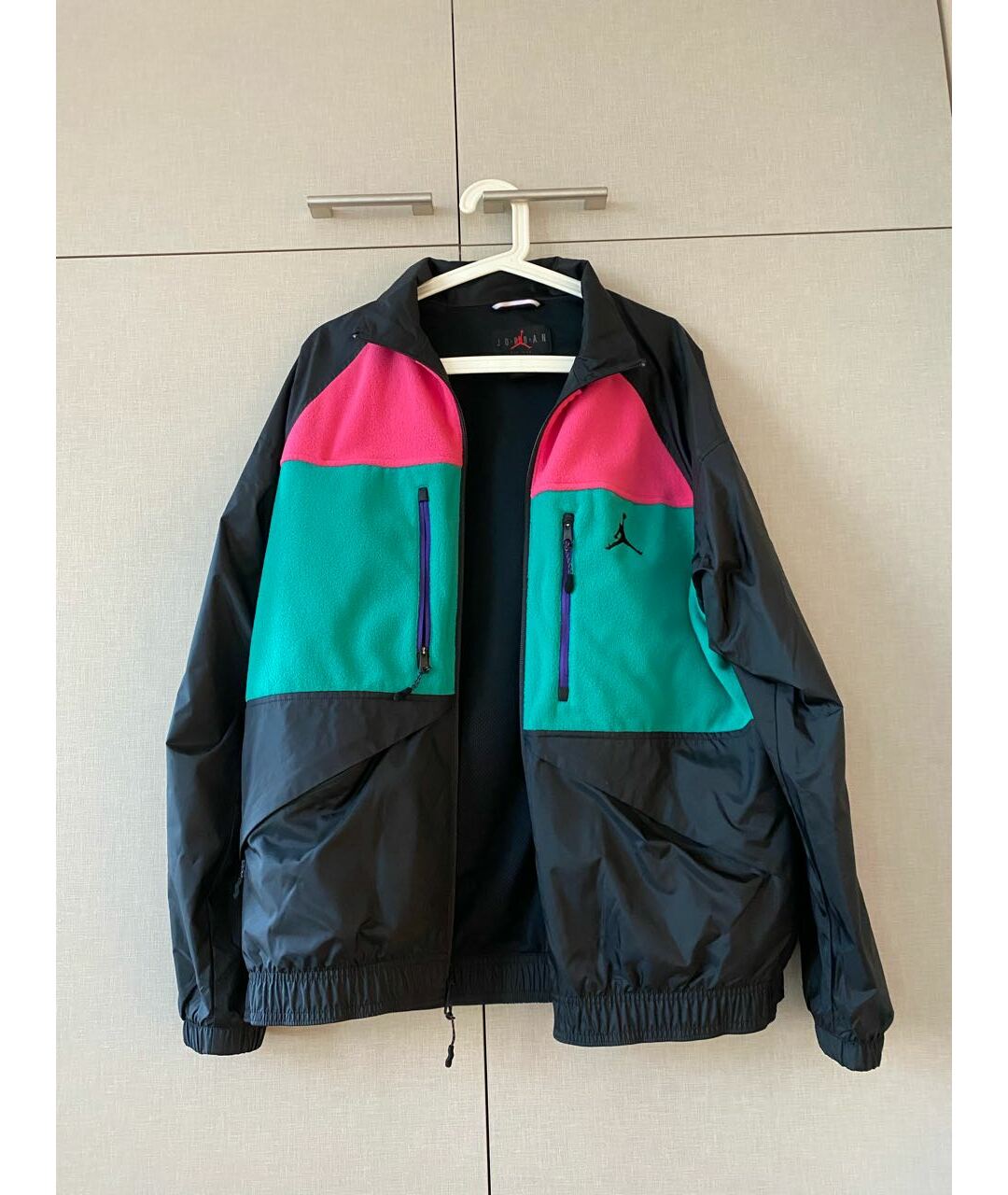 JORDAN Черная полиамидовая спортивная куртка, фото 6