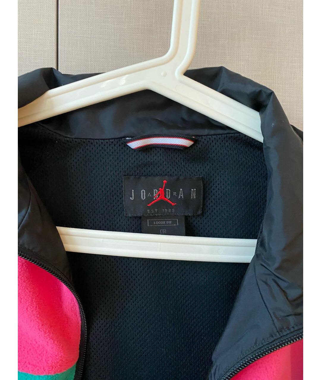 JORDAN Черная полиамидовая спортивная куртка, фото 4