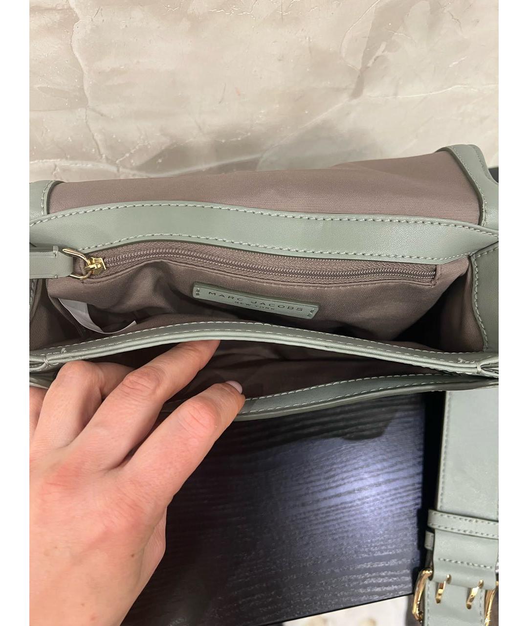 MARC JACOBS Зеленая кожаная сумка через плечо, фото 4