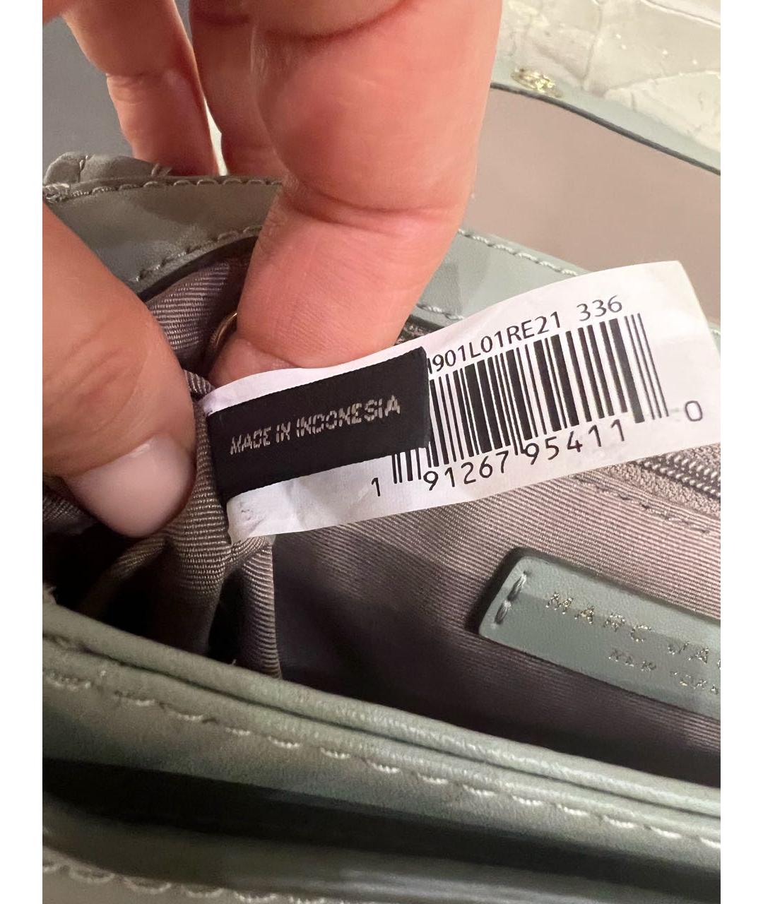 MARC JACOBS Зеленая кожаная сумка через плечо, фото 6