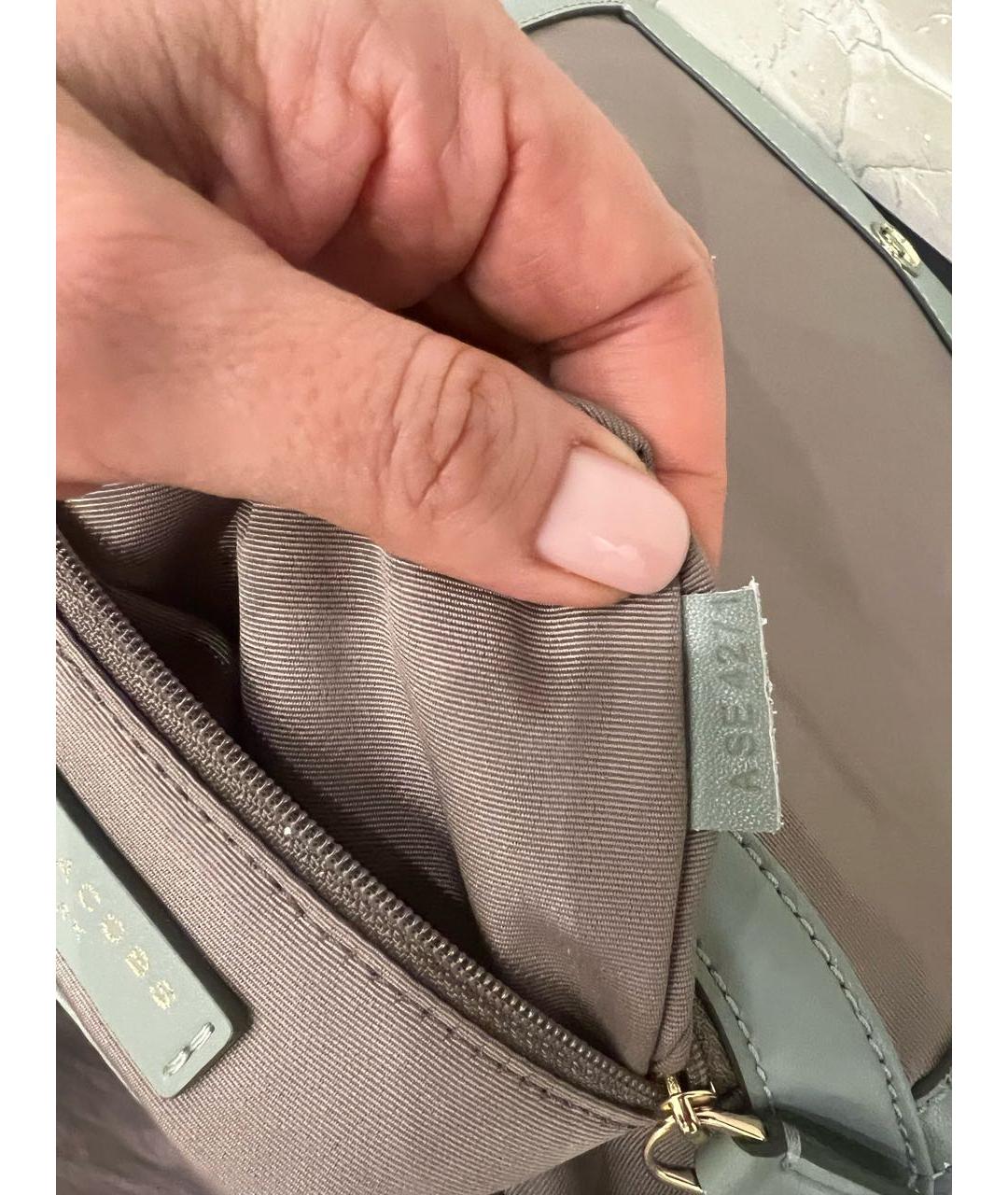 MARC JACOBS Зеленая кожаная сумка через плечо, фото 5