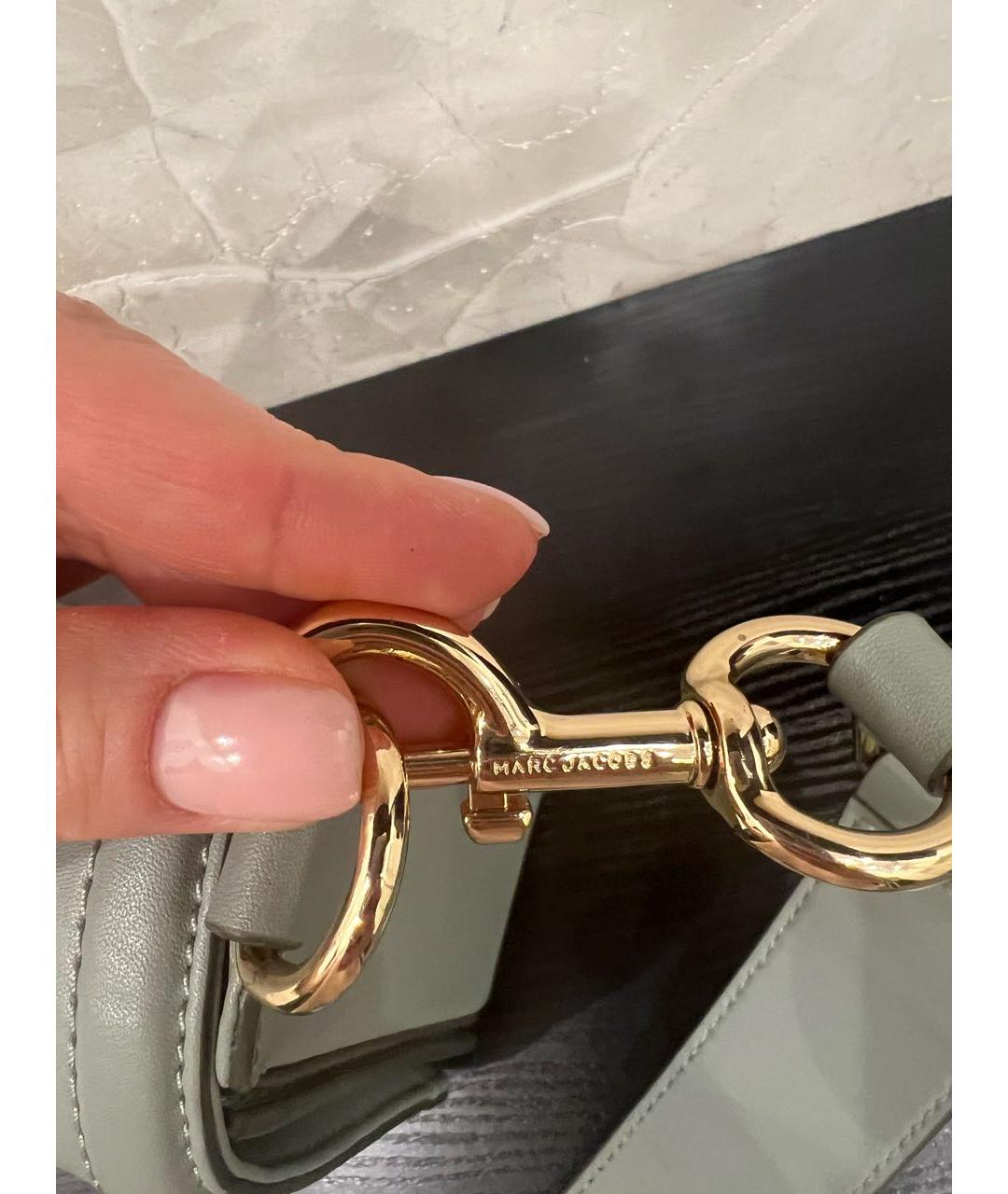 MARC JACOBS Зеленая кожаная сумка через плечо, фото 7