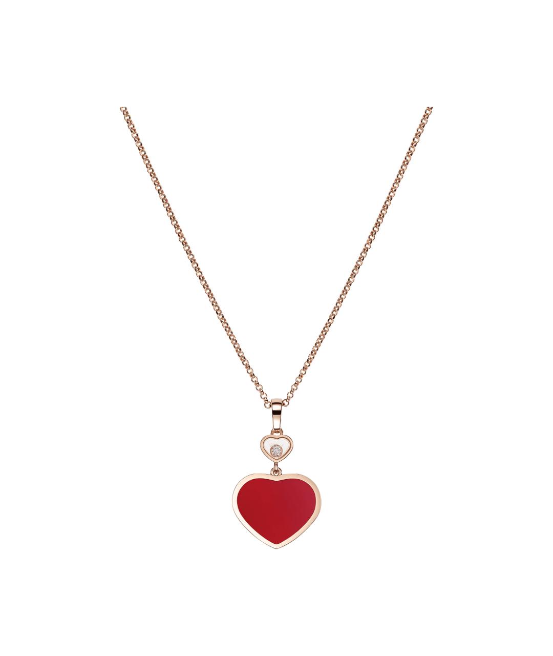 CHOPARD Красная подвеска из желтого золота, фото 1