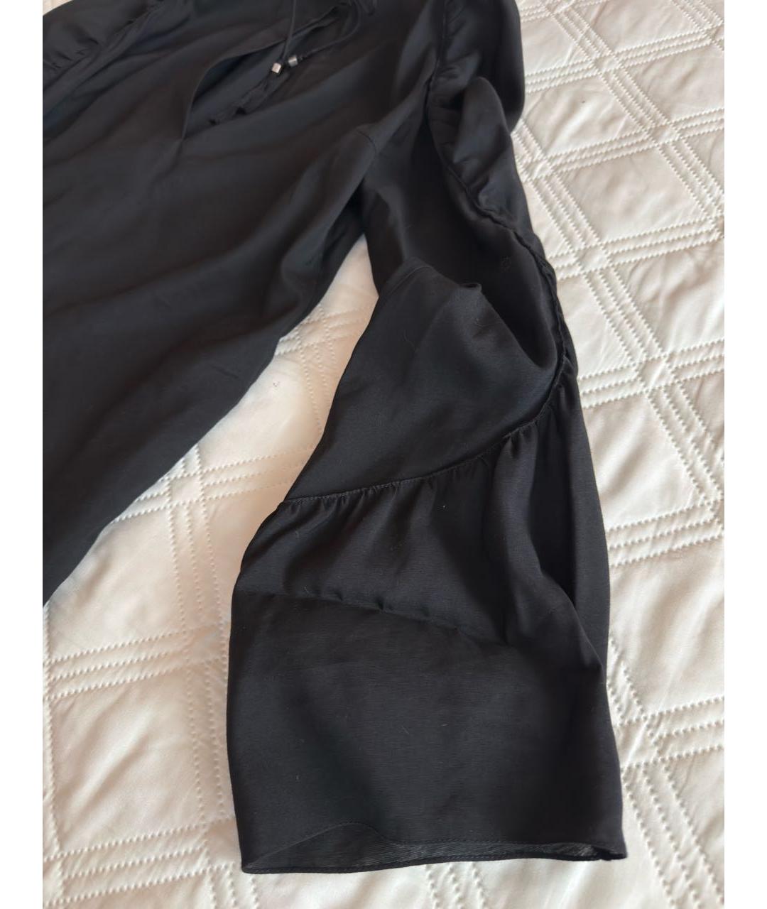 SAINT LAURENT Черная вискозная блузы, фото 2