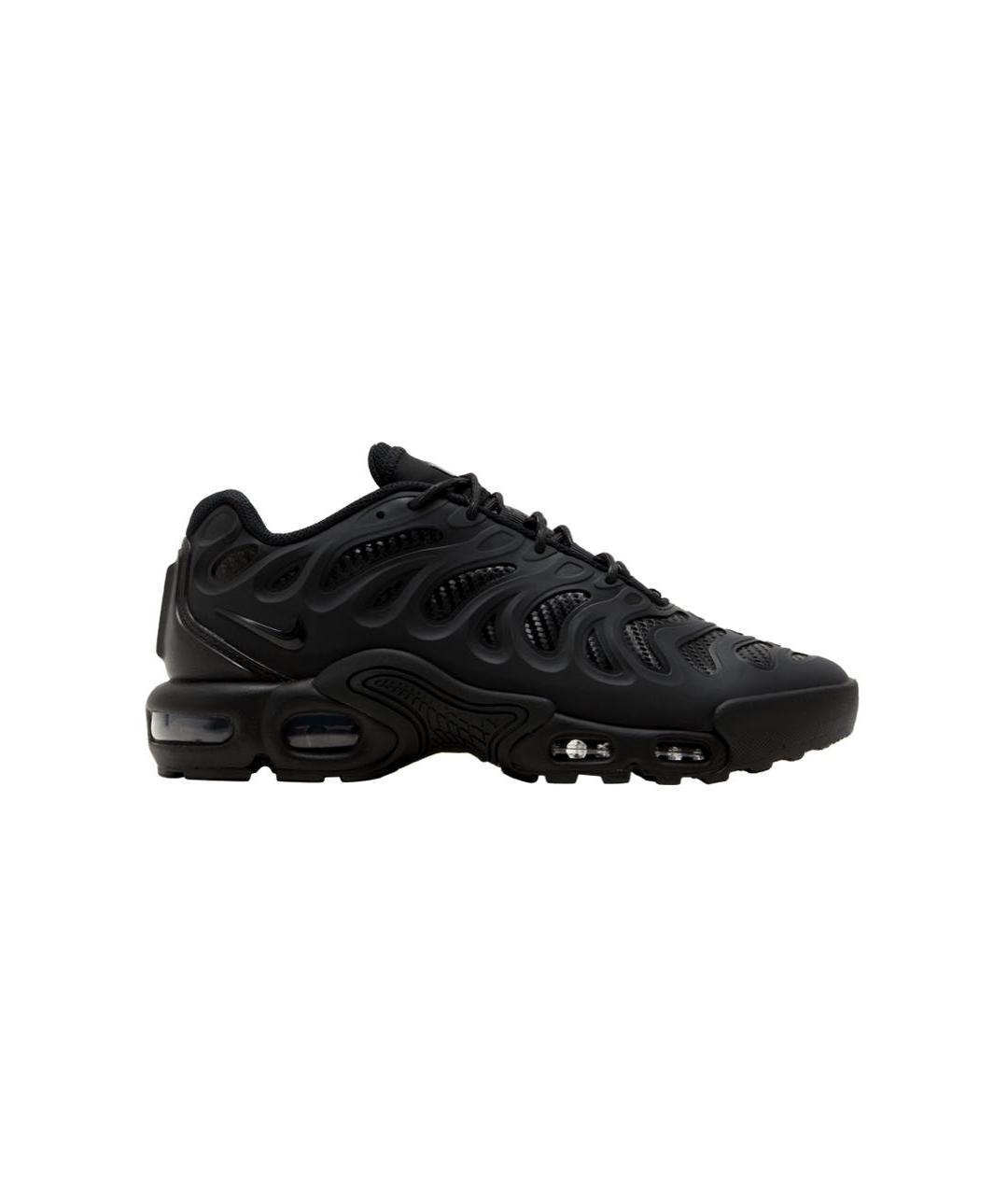 NIKE Черные резиновые низкие кроссовки / кеды, фото 1