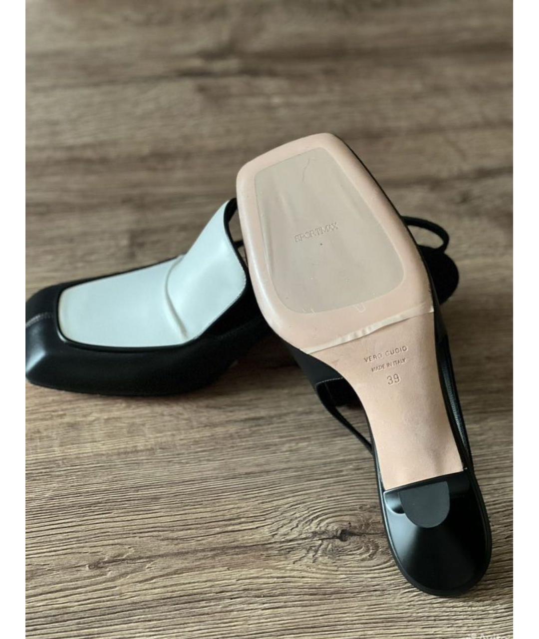 SPORTMAX Мульти кожаные босоножки, фото 3