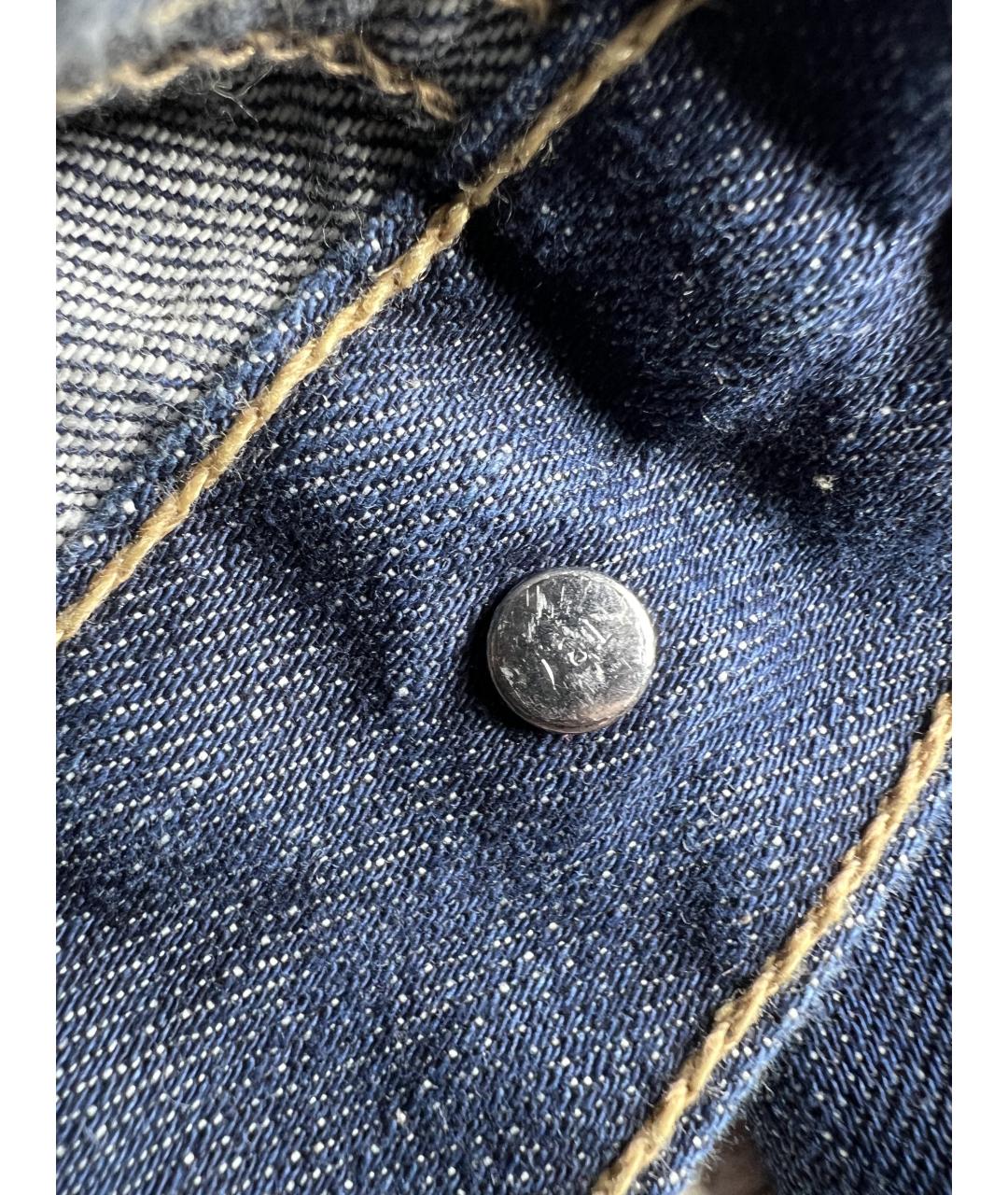 LEVI'S Темно-синяя хлопковая куртка, фото 5