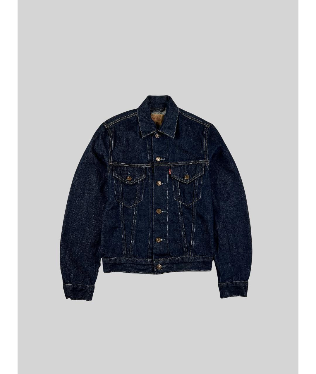 LEVI'S Темно-синяя хлопковая куртка, фото 6