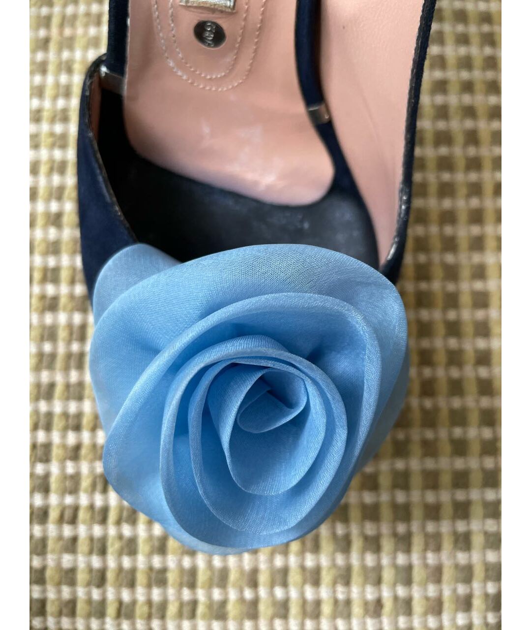 GIAN MARCO LORENZI Синие замшевые туфли, фото 2