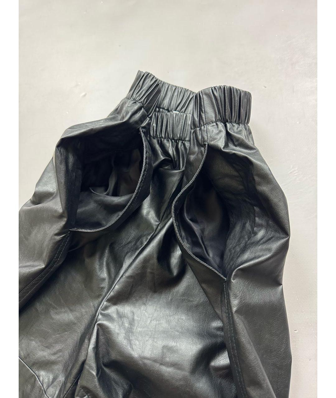 MM6 MAISON MARGIELA Черные брюки широкие, фото 5