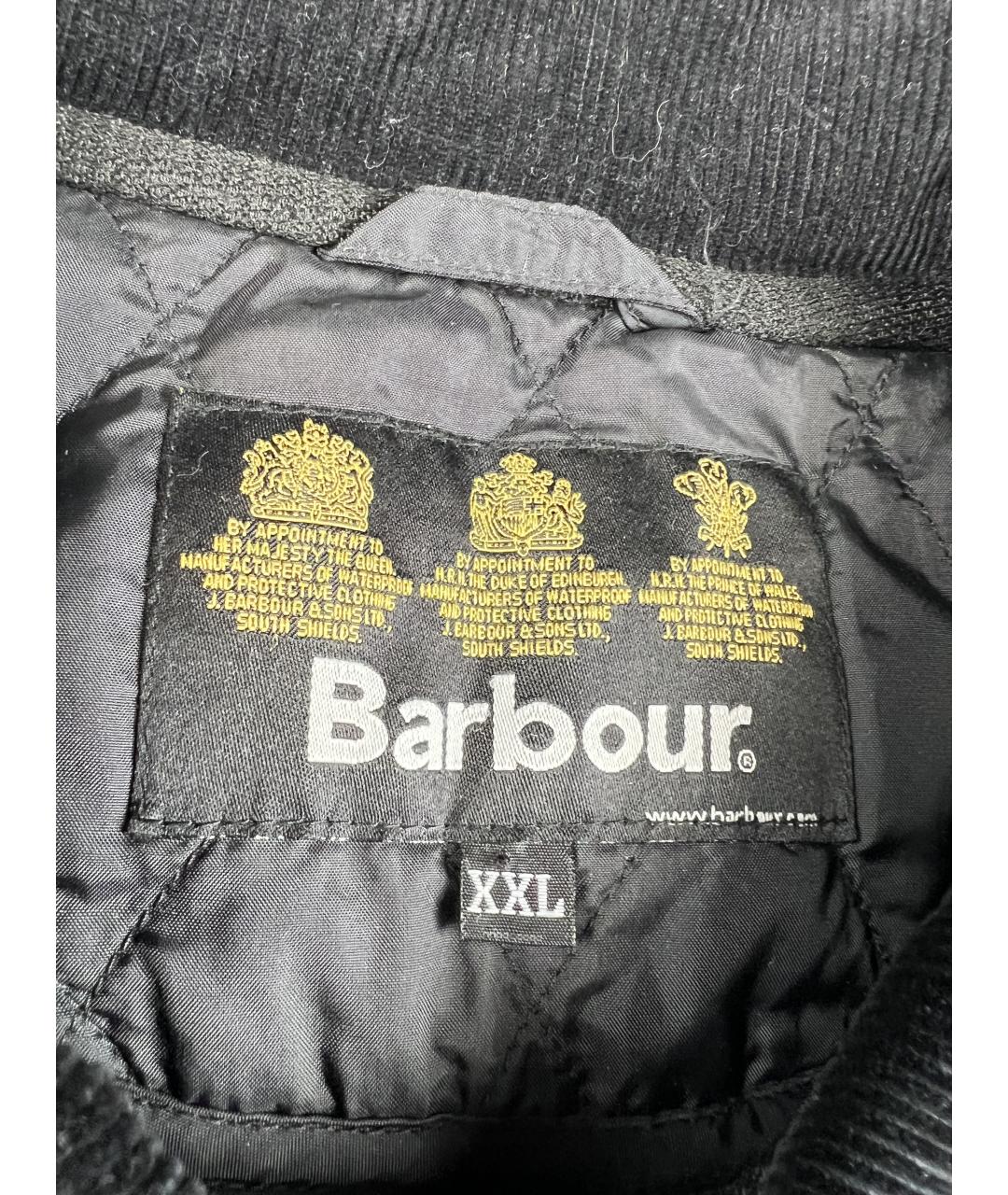 BARBOUR Черная куртка, фото 4