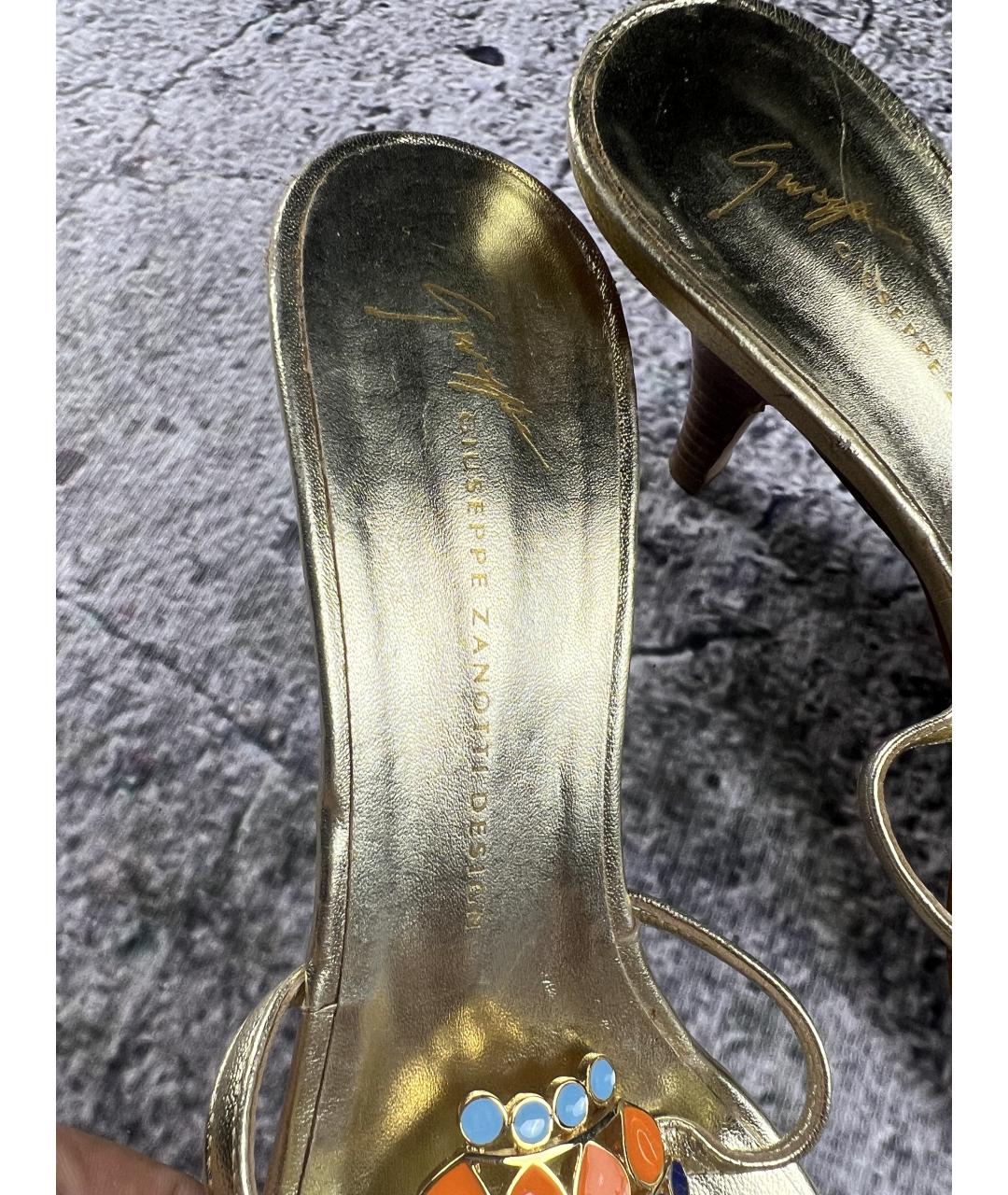 GIUSEPPE ZANOTTI DESIGN Кожаные босоножки, фото 9