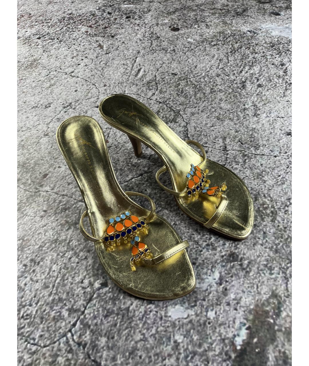 GIUSEPPE ZANOTTI DESIGN Кожаные босоножки, фото 2