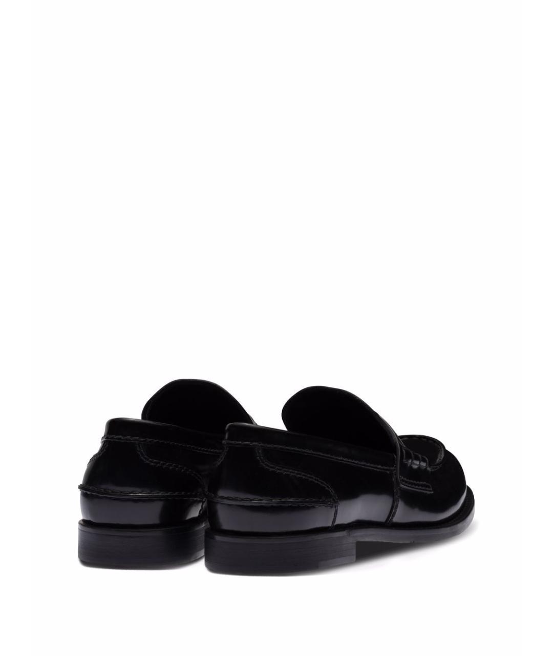 MIU MIU Черные кожаные лоферы, фото 3