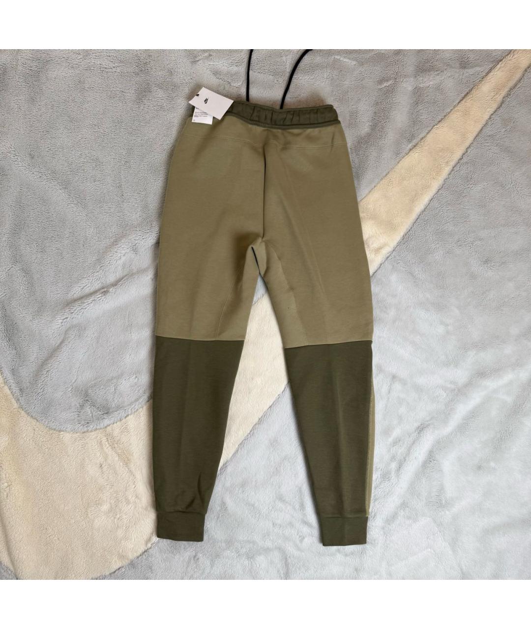 NIKE Хаки хлопковые повседневные брюки, фото 3