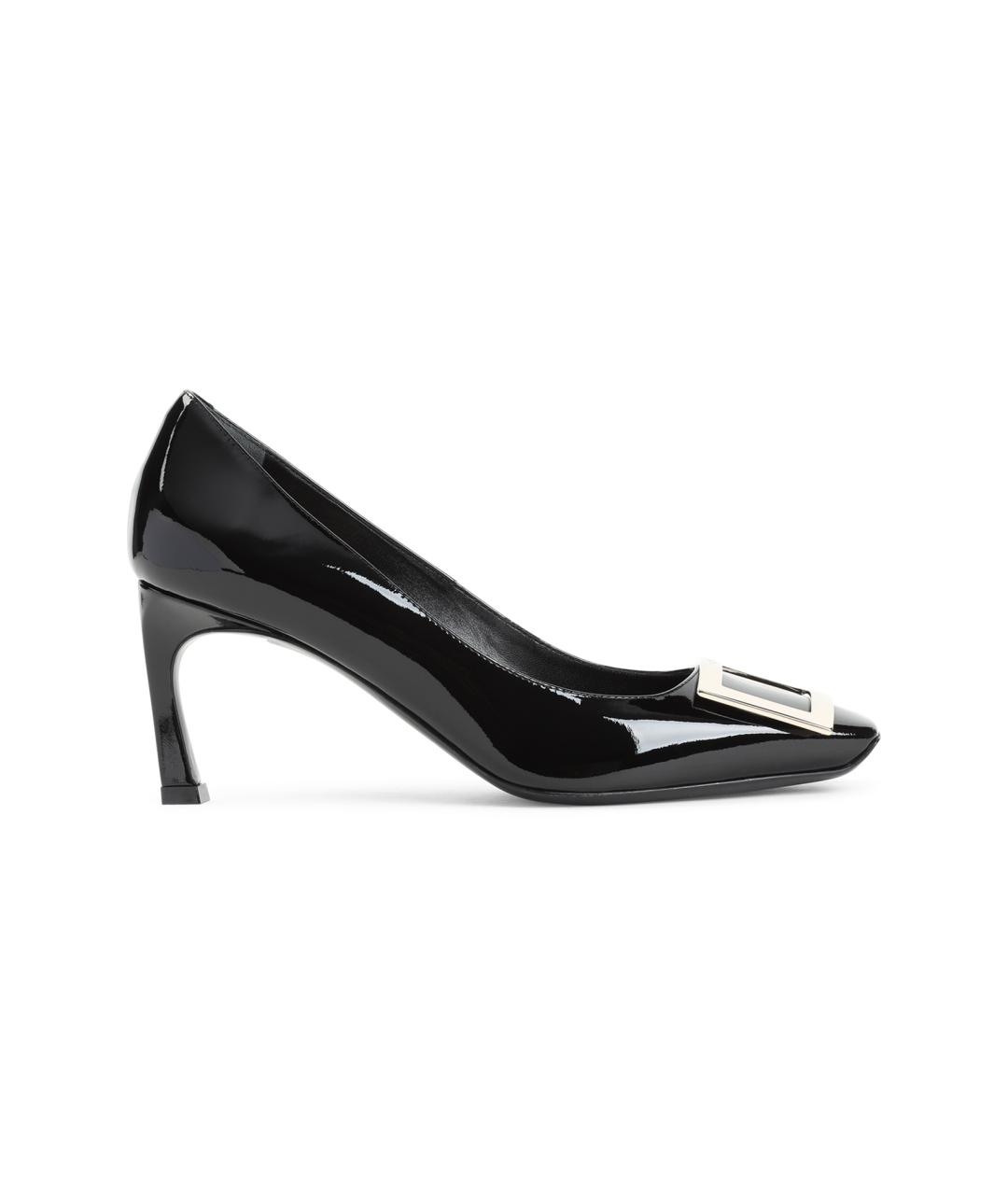ROGER VIVIER Черные кожаные туфли, фото 2
