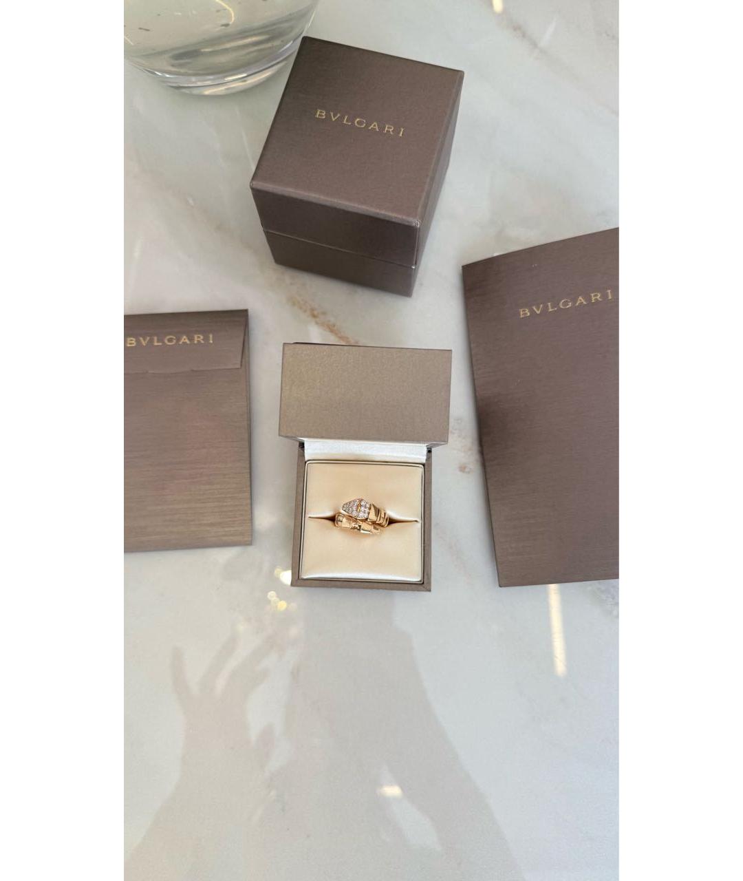 BVLGARI Золотое кольцо из розового золота, фото 3