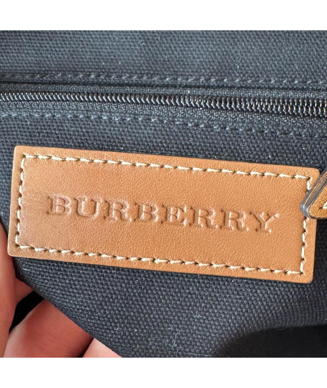BURBERRY Коричневая сумка через плечо, фото 6