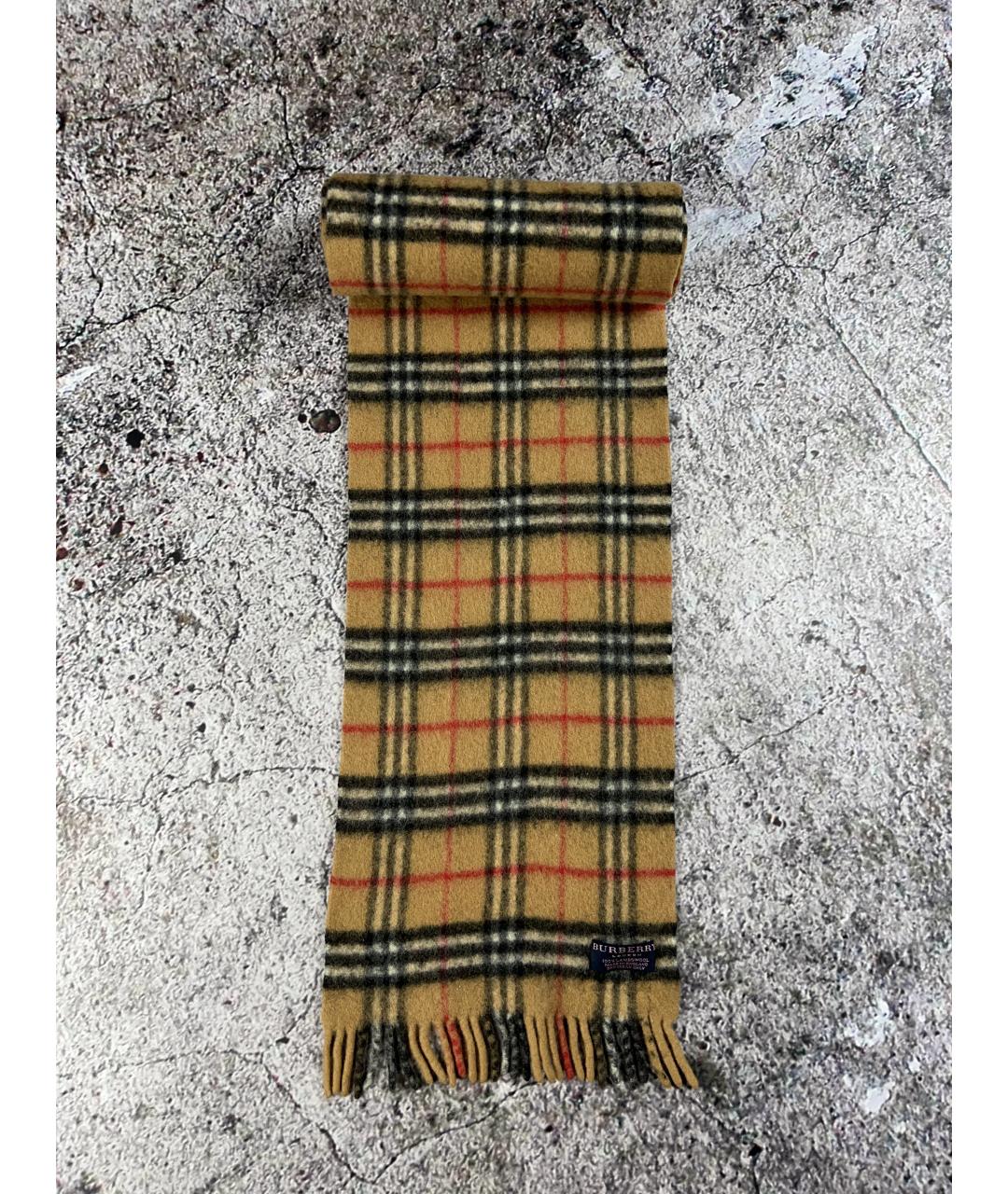 BURBERRY Шерстяной шарф, фото 4