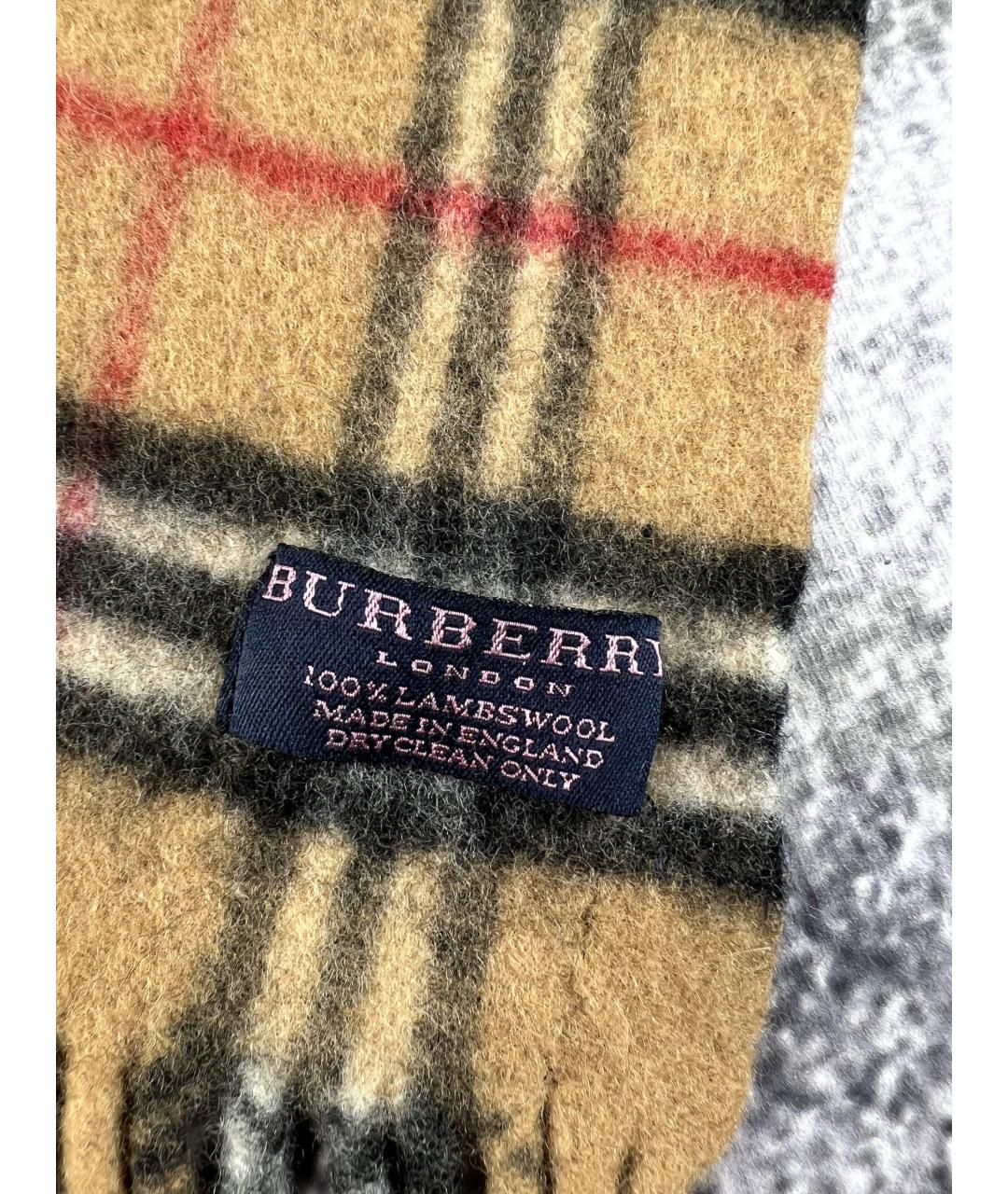 BURBERRY Шерстяной шарф, фото 3