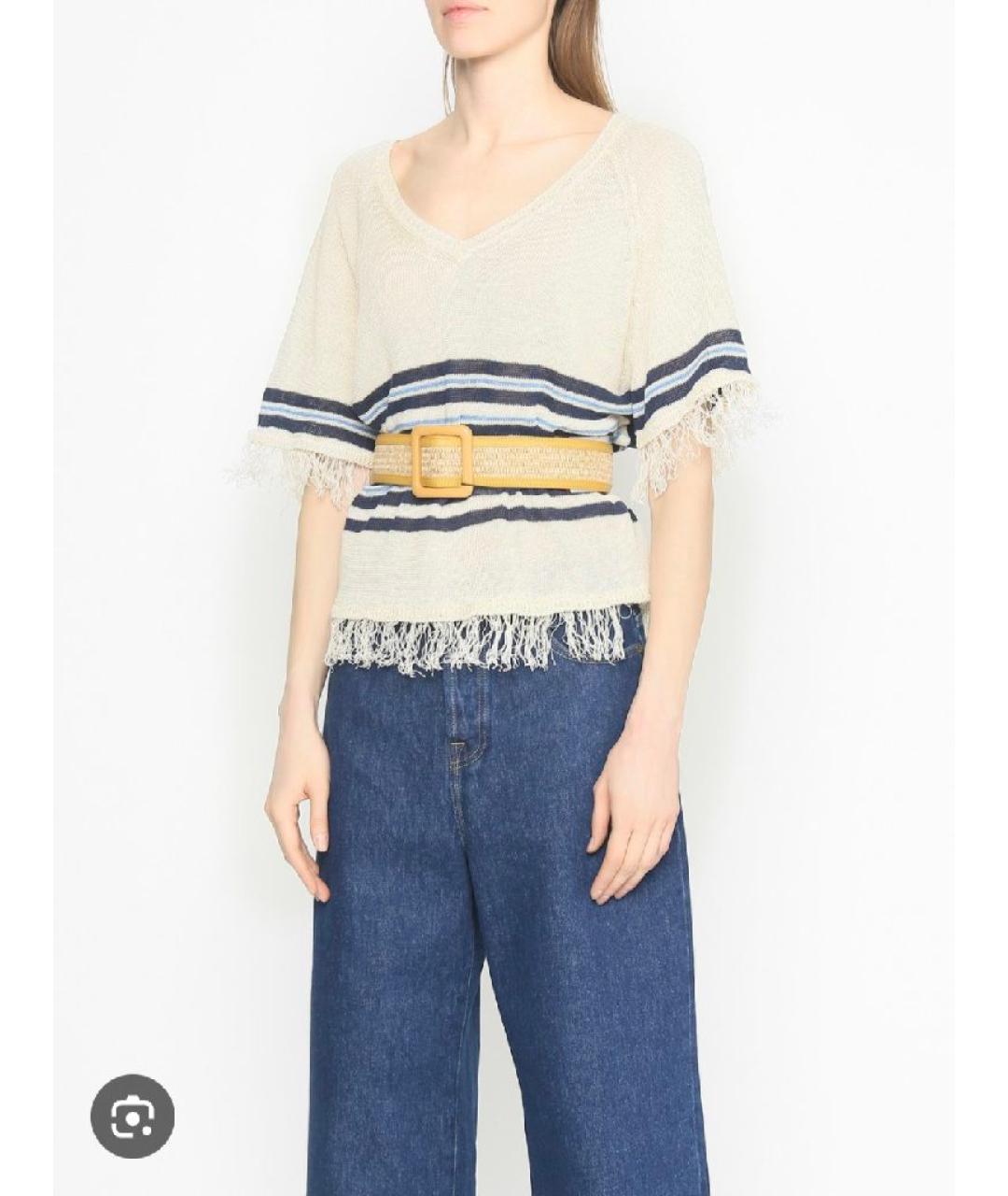 WEEKEND MAX MARA Бежевый ремень, фото 3