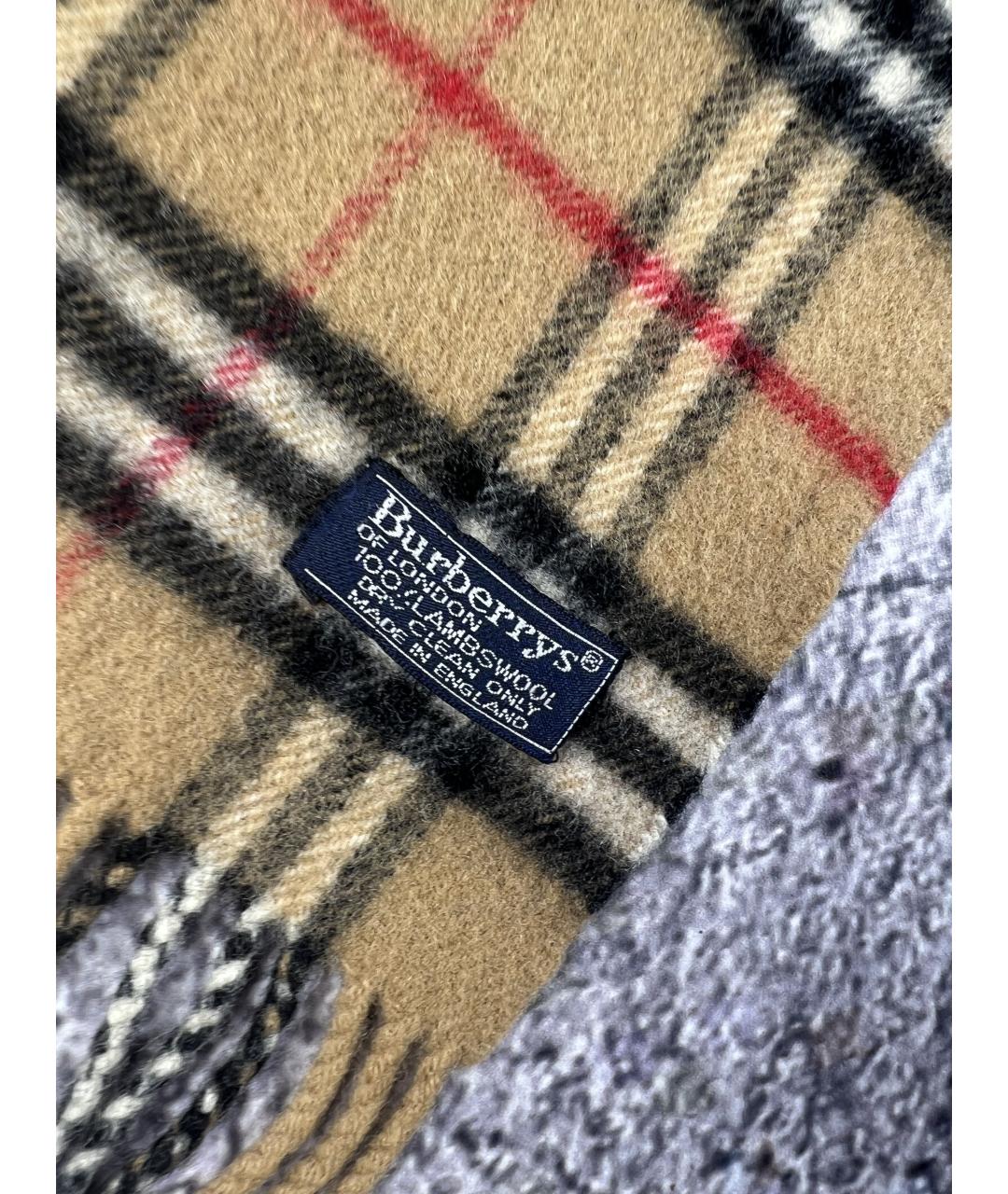 BURBERRY Шерстяной шарф, фото 3