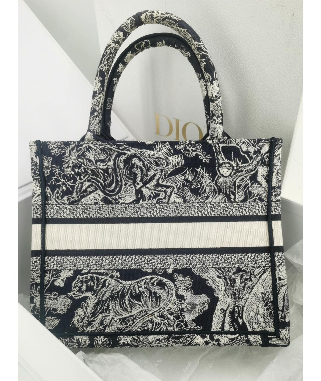 CHRISTIAN DIOR Голубая сумка с короткими ручками, фото 4