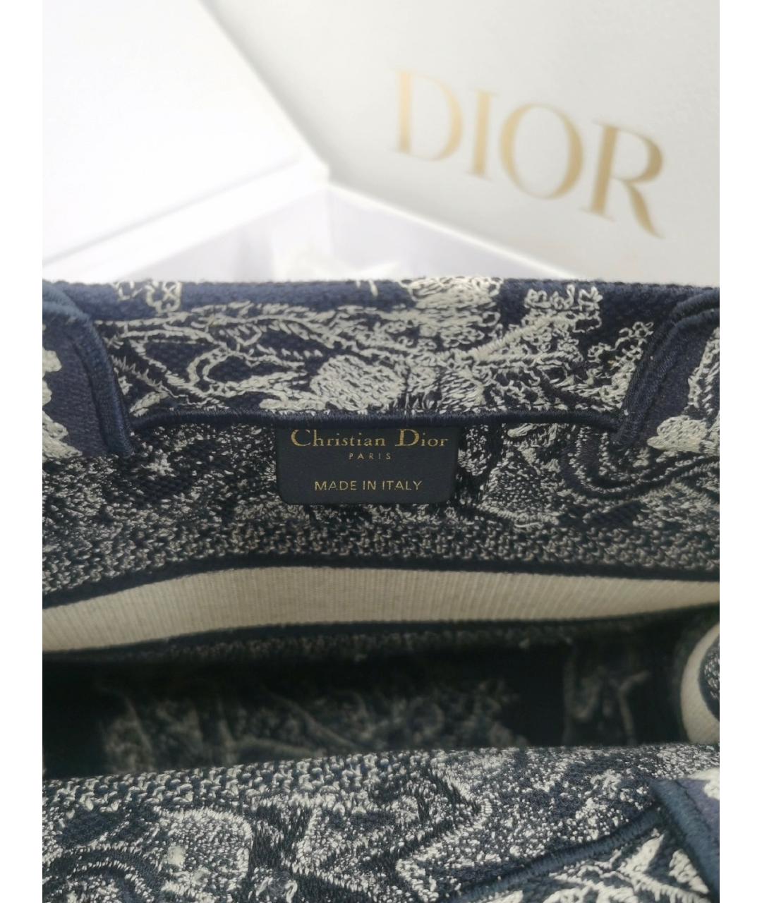 CHRISTIAN DIOR Голубая сумка с короткими ручками, фото 7