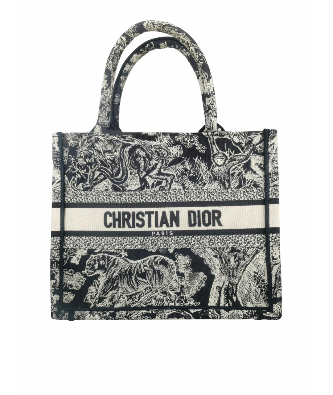 CHRISTIAN DIOR Голубая сумка с короткими ручками, фото 1
