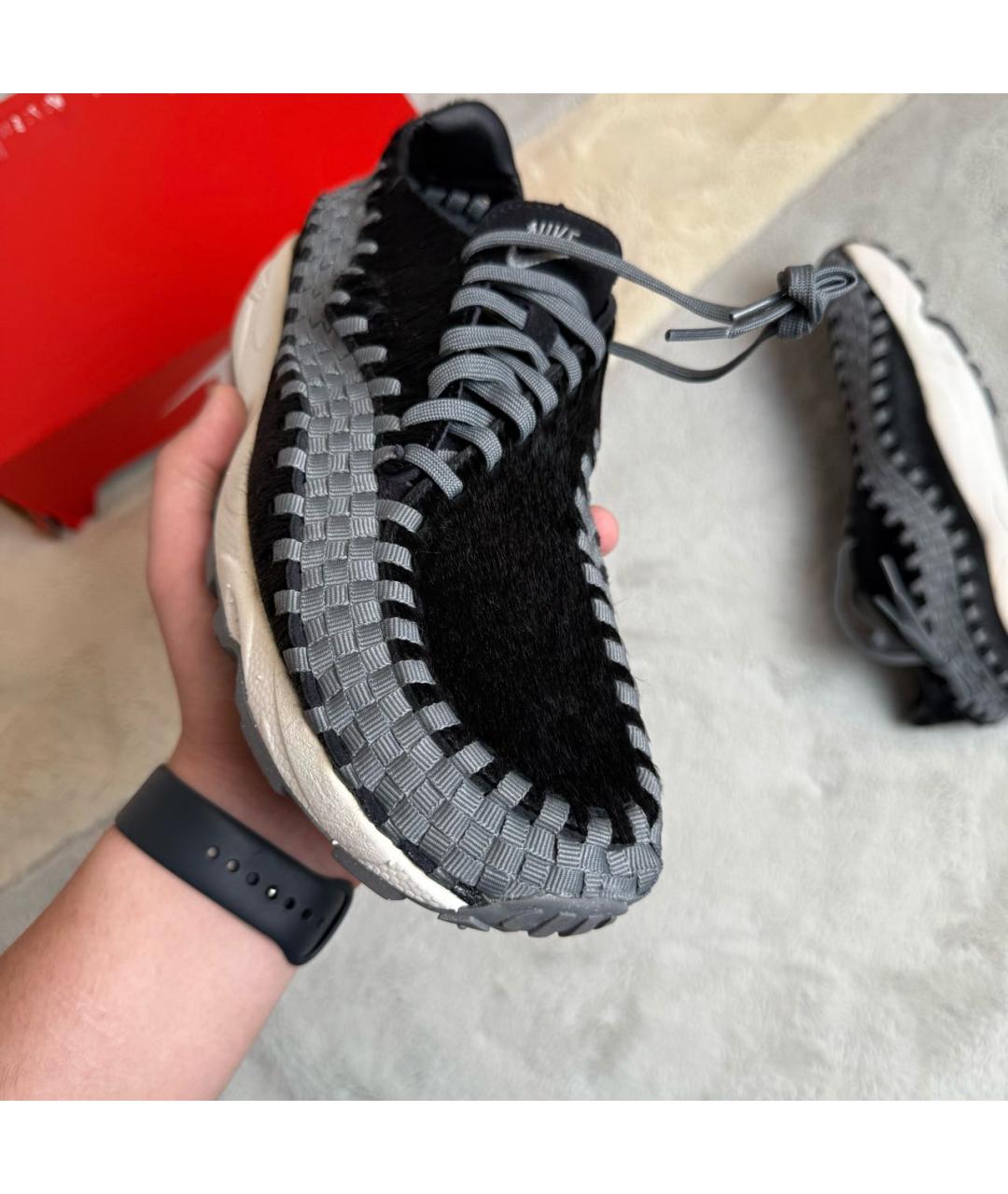 NIKE Серые низкие кроссовки / кеды, фото 7