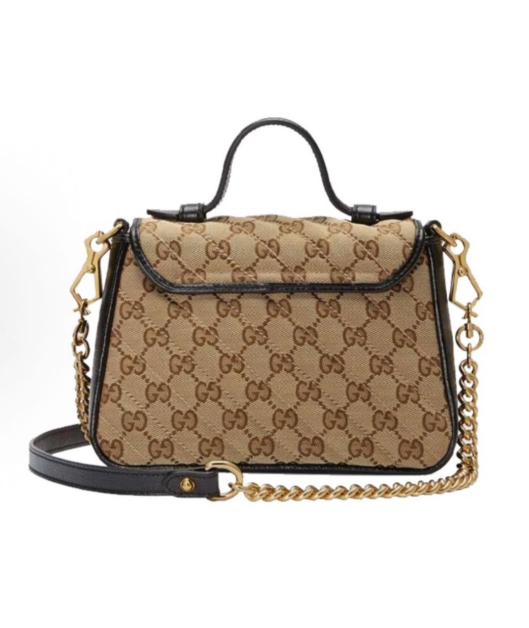 GUCCI Коричневая сумка с короткими ручками, фото 2