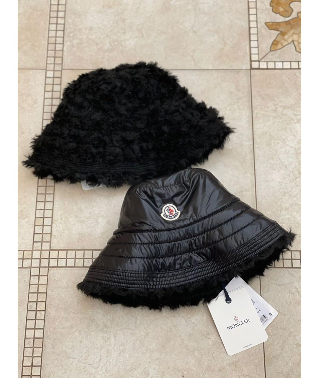 MONCLER Черная шляпа, фото 5
