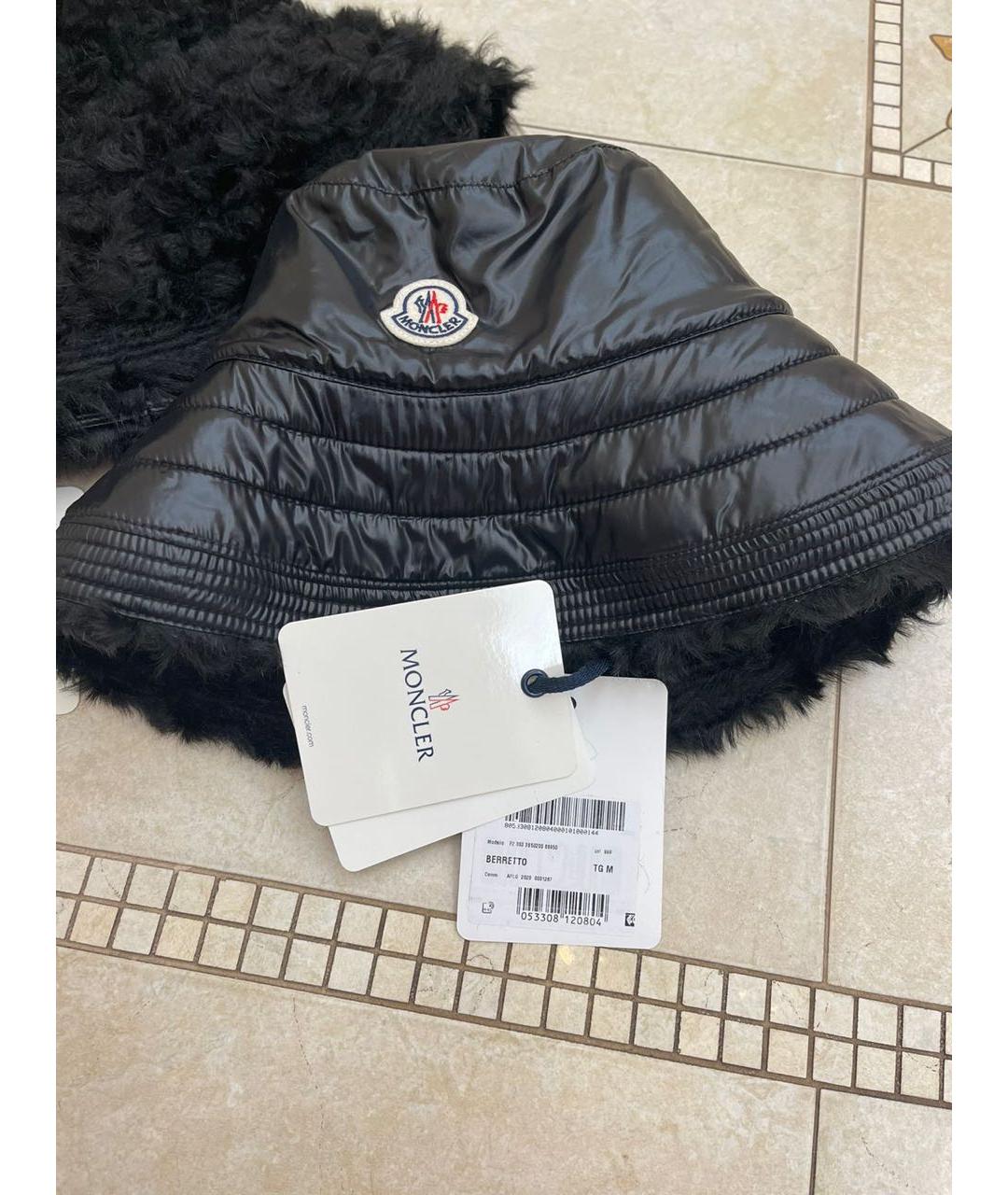 MONCLER Черная шляпа, фото 2