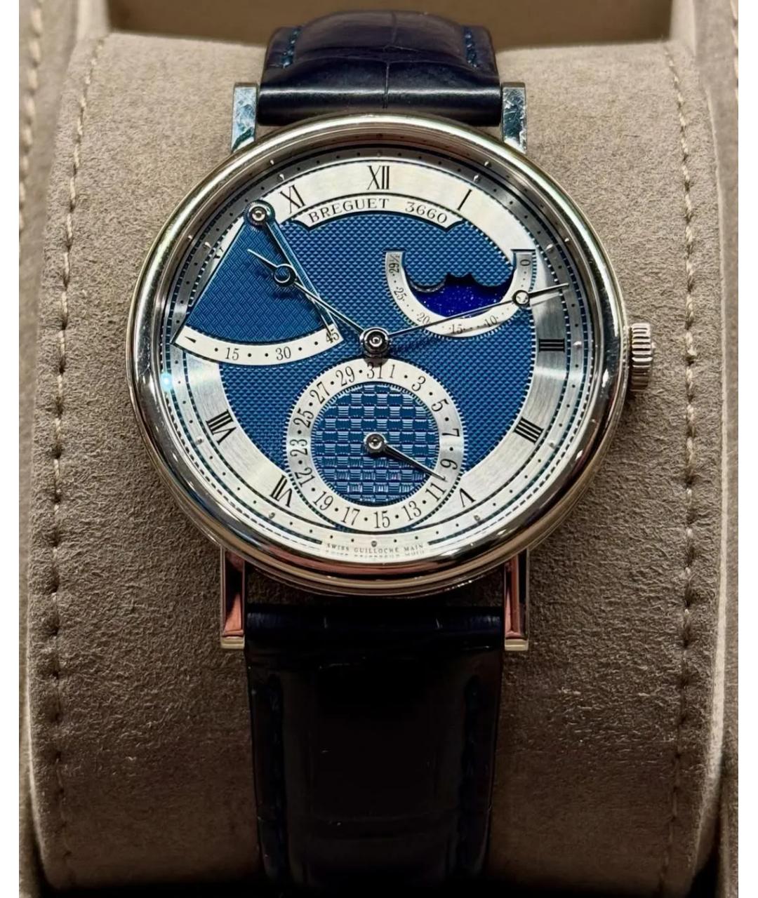 Breguet Синие часы из белого золота, фото 4