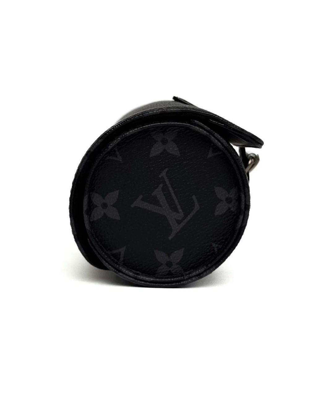 LOUIS VUITTON Черная ключница, фото 4