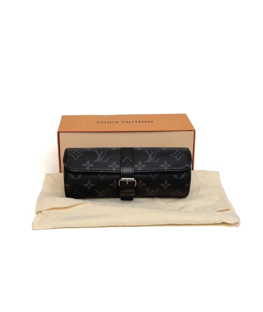 LOUIS VUITTON Черная ключница, фото 2