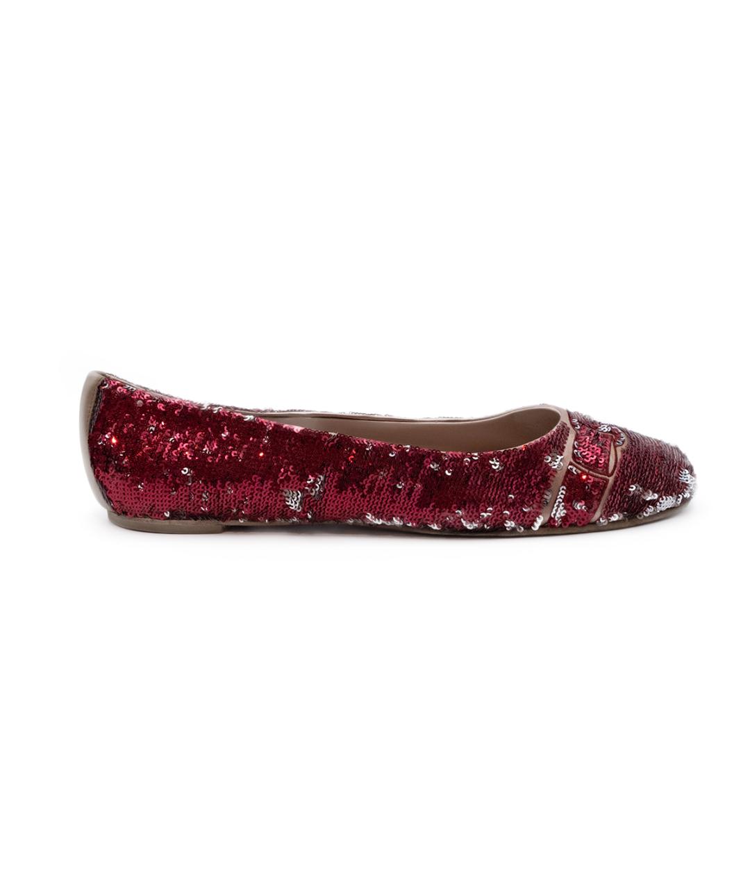 FERRAGAMO Розовые кожаные балетки, фото 6