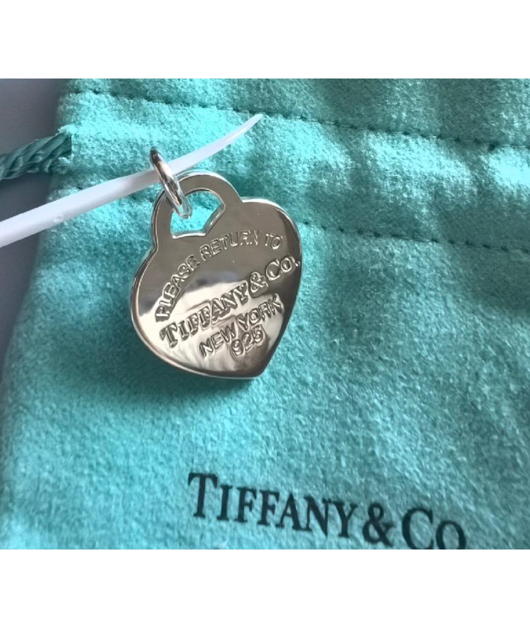 TIFFANY&CO Серебрянный серебряный кулон, фото 4
