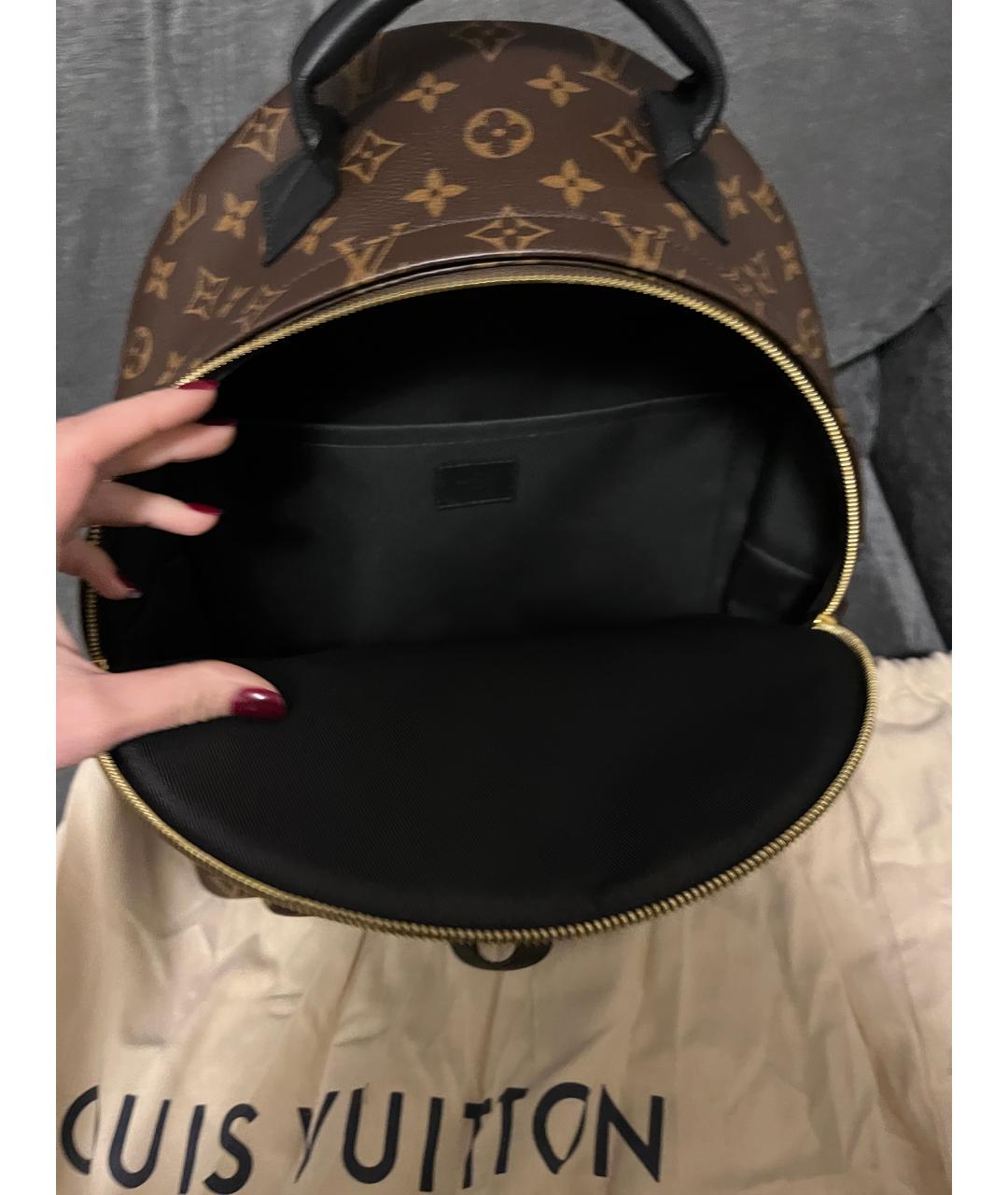 LOUIS VUITTON Коричневый рюкзак, фото 9