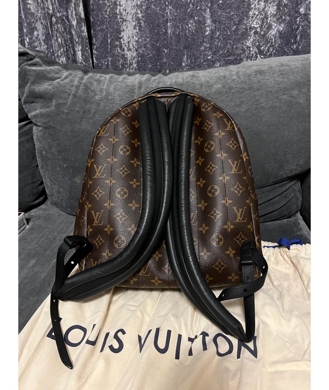LOUIS VUITTON Коричневый рюкзак, фото 3
