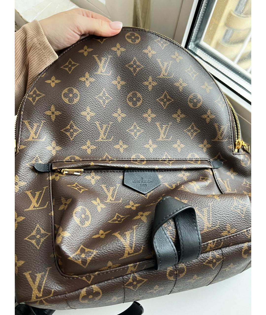 LOUIS VUITTON Коричневый рюкзак, фото 2