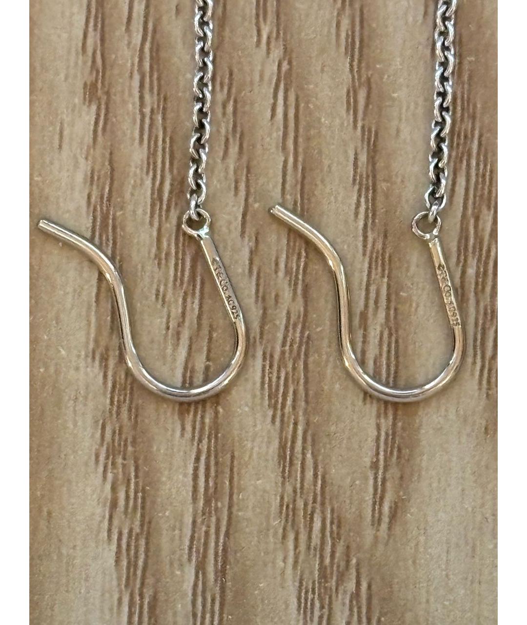 TIFFANY&CO Серебряные серебряные серьги, фото 6