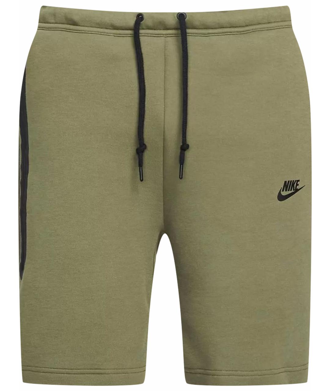 NIKE Хаки хлопковые шорты, фото 1