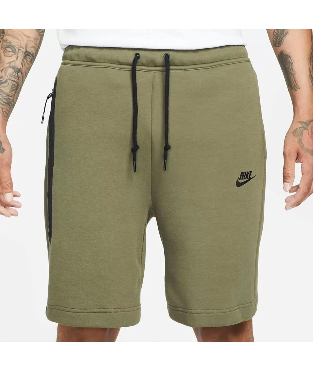 NIKE Хаки хлопковые шорты, фото 8